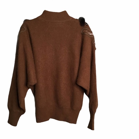 Vintage Erez Wool angora fur sweater - Picture 3 of 10